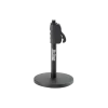 Soporte de Micrófono para Escritorio con Ajuste Rápido On Stage DS7200QRB base redonda