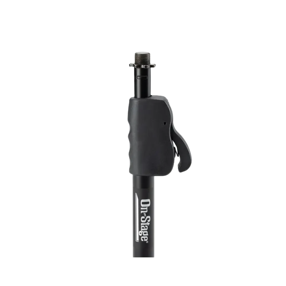 Soporte de Micrófono para Escritorio con Ajuste Rápido On Stage DS7200QRB base redonda