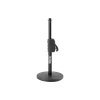 Soporte de Micrófono para Escritorio con Ajuste Rápido On Stage DS7200QRB base redonda