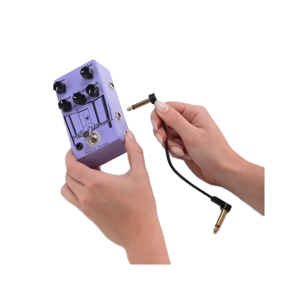 Pack Cables interpedal x 3 15 Cm Flat Patch Plug Plug Angular On Stage OSPRO-FPC-3