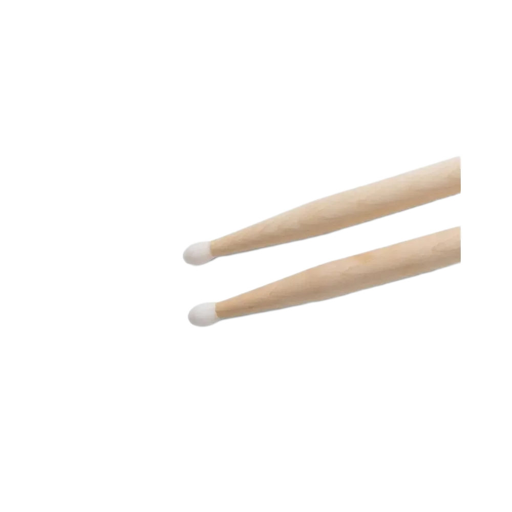 Pack X 12 Pares De Palillos para bateria 5B Hickory Punta de Nylon On Stage HN5B