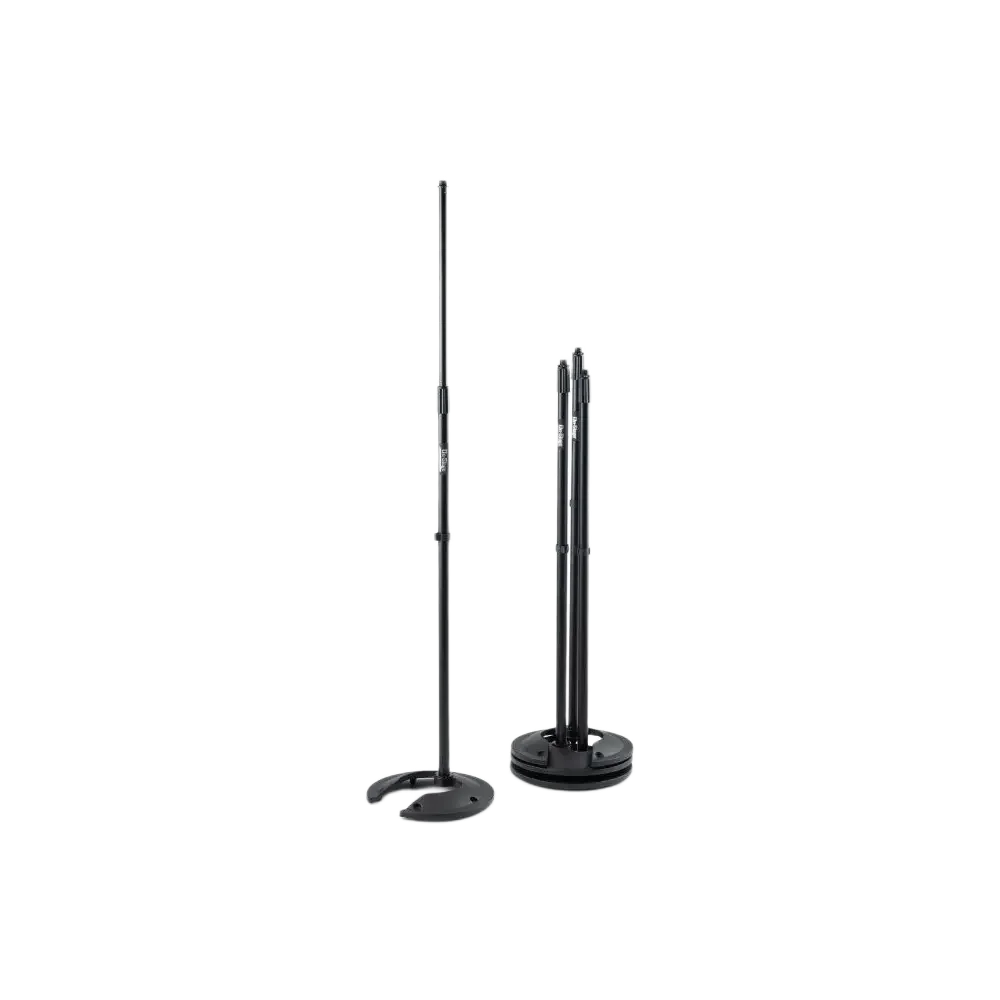 Soporte de micrófono recto con base pesada On Stage MS7325 APILABLE