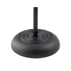 Soporte de micrófono recto con base redonda On Stage MS7201 Negro