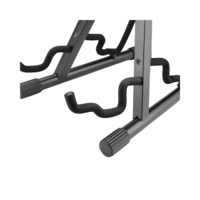 Soporte profesional para guitarra doble con estructura en A On Stage GS7462DB