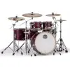 BATERIA Mapex ARMORY STUDIO Cordovan Red 6 cuerpos Sin fierros Bombo Ciego AR-628SRE
