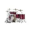 BATERIA Mapex ARMORY STUDIO Cordovan Red 6 cuerpos Sin fierros Bombo Ciego AR-628SRE