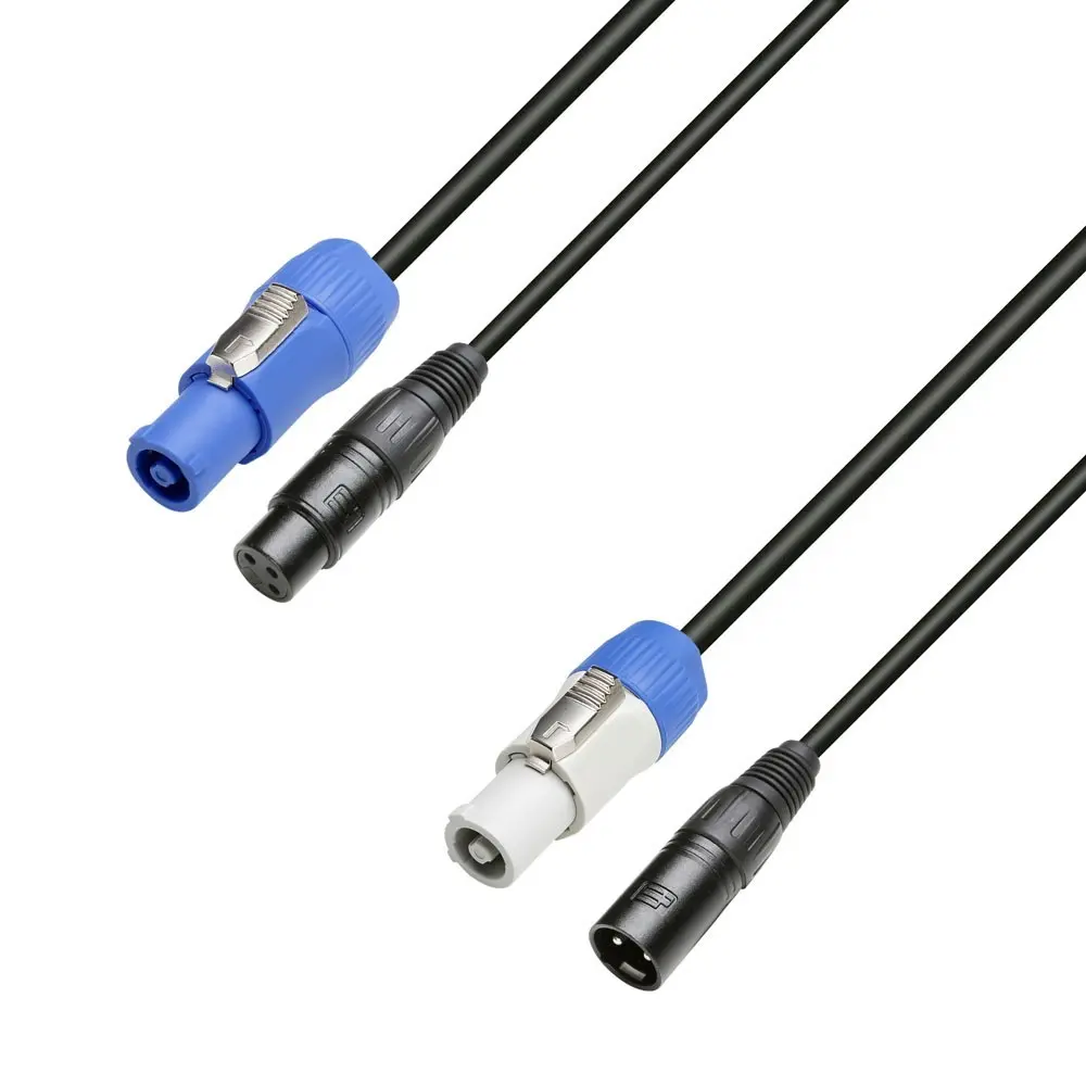 Cable PowerCom y DMX 10 Metros Adam Hall 101PSDT1000