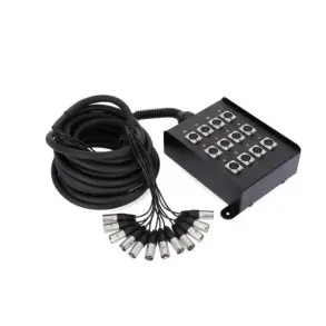 Patchera Envio 12 Auxiliares 10 Metros Adam Hall 12C10