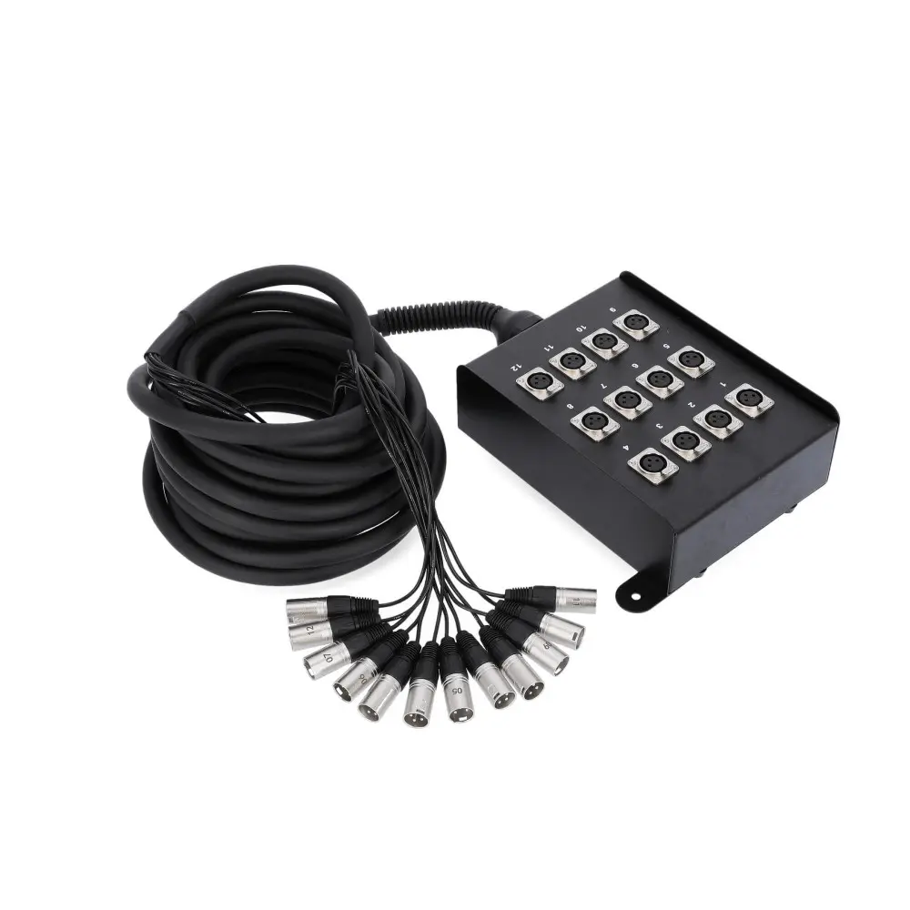 Patchera Envio 12 Auxiliares 10 Metros Adam Hall 12C10