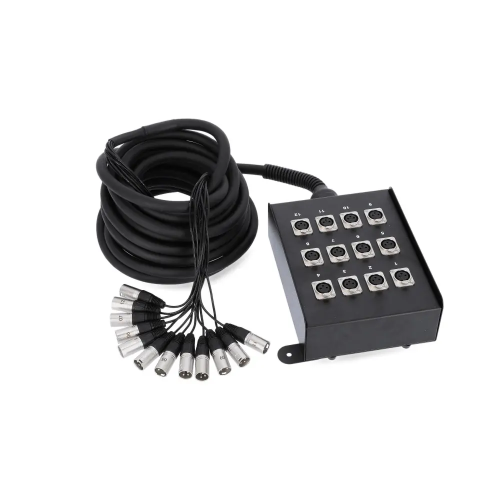 Patchera Envio 12 Auxiliares 10 Metros Adam Hall 12C10