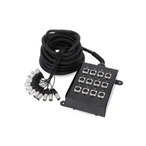 Patchera Envio 12 Auxiliares 10 Metros Adam Hall 12C10