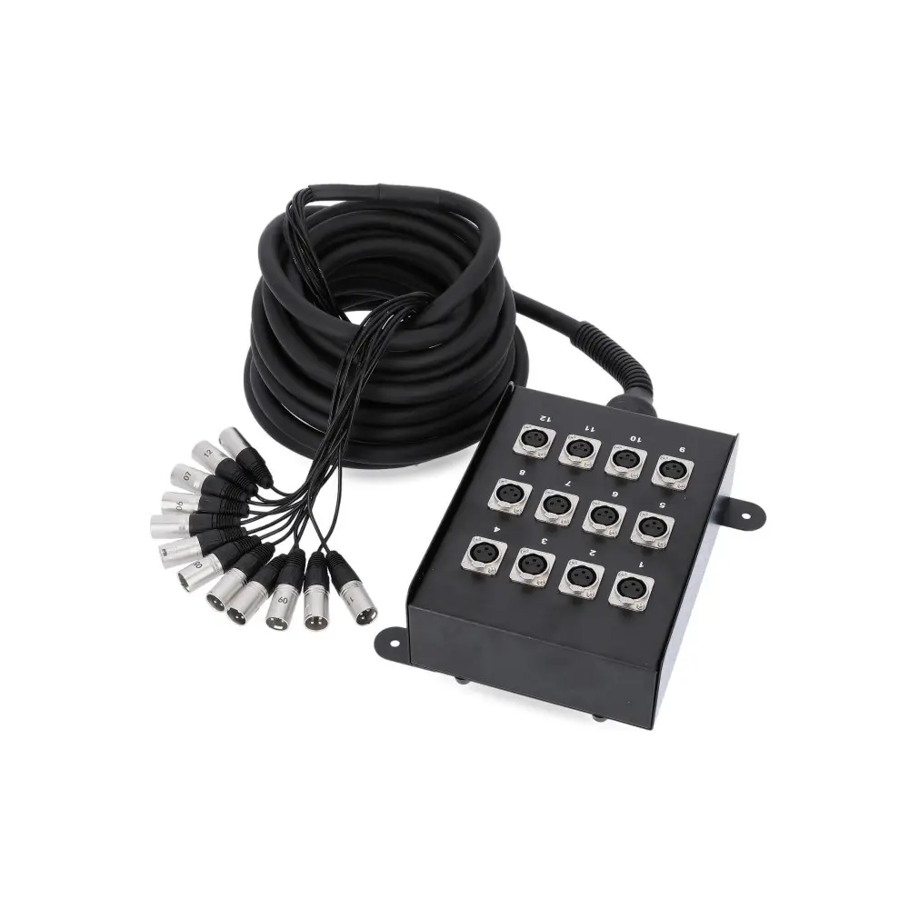 Patchera Envio 12 Auxiliares 10 Metros Adam Hall 12C10