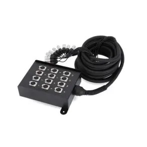 Patchera Envio 12 Auxiliares 10 Metros Adam Hall 12C10