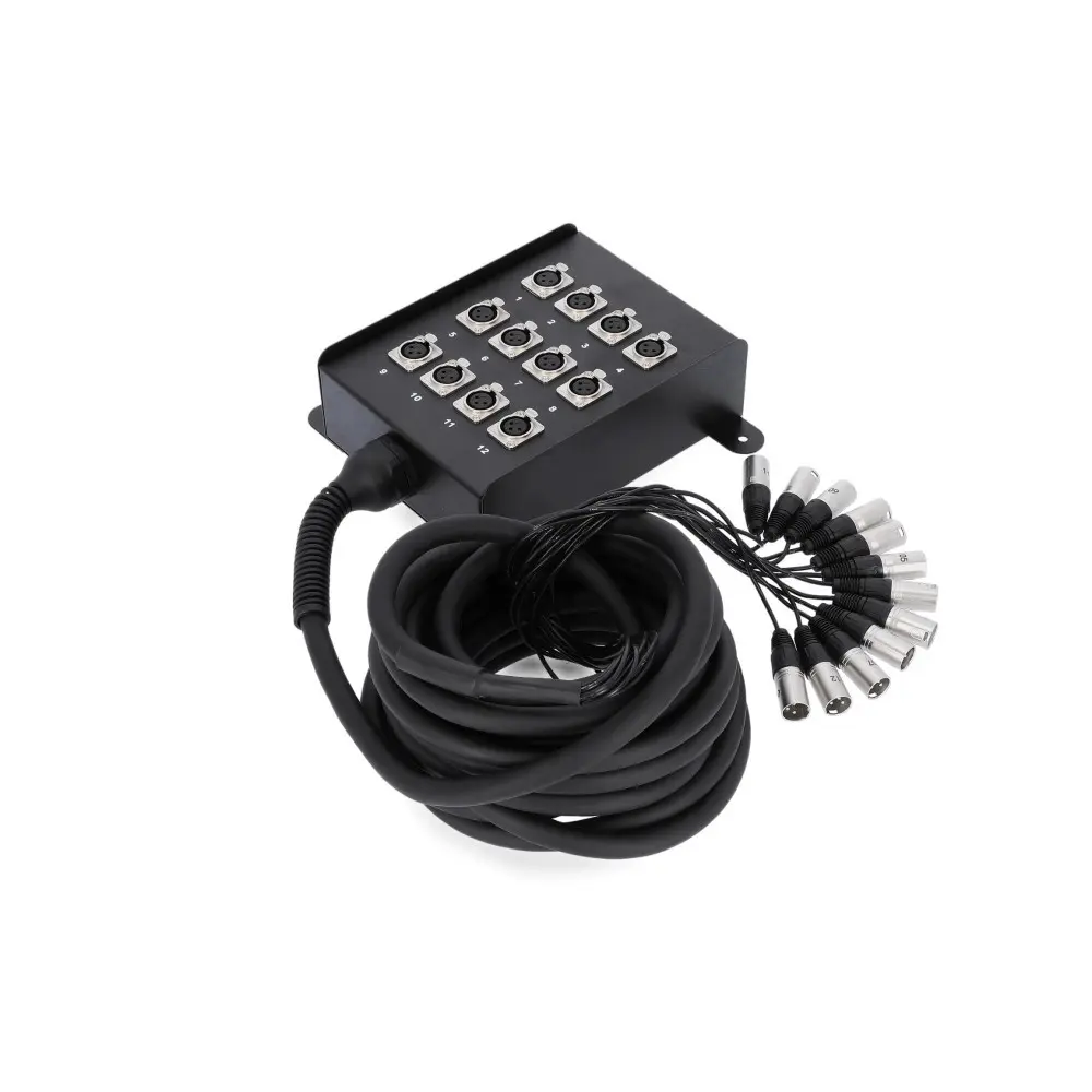 Patchera Envio 12 Auxiliares 10 Metros Adam Hall 12C10