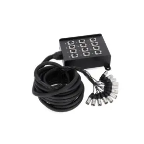 Patchera Envio 12 Auxiliares 10 Metros Adam Hall 12C10