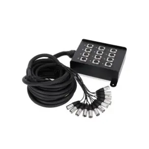 Patchera Envio 12 Auxiliares 10 Metros Adam Hall 12C10