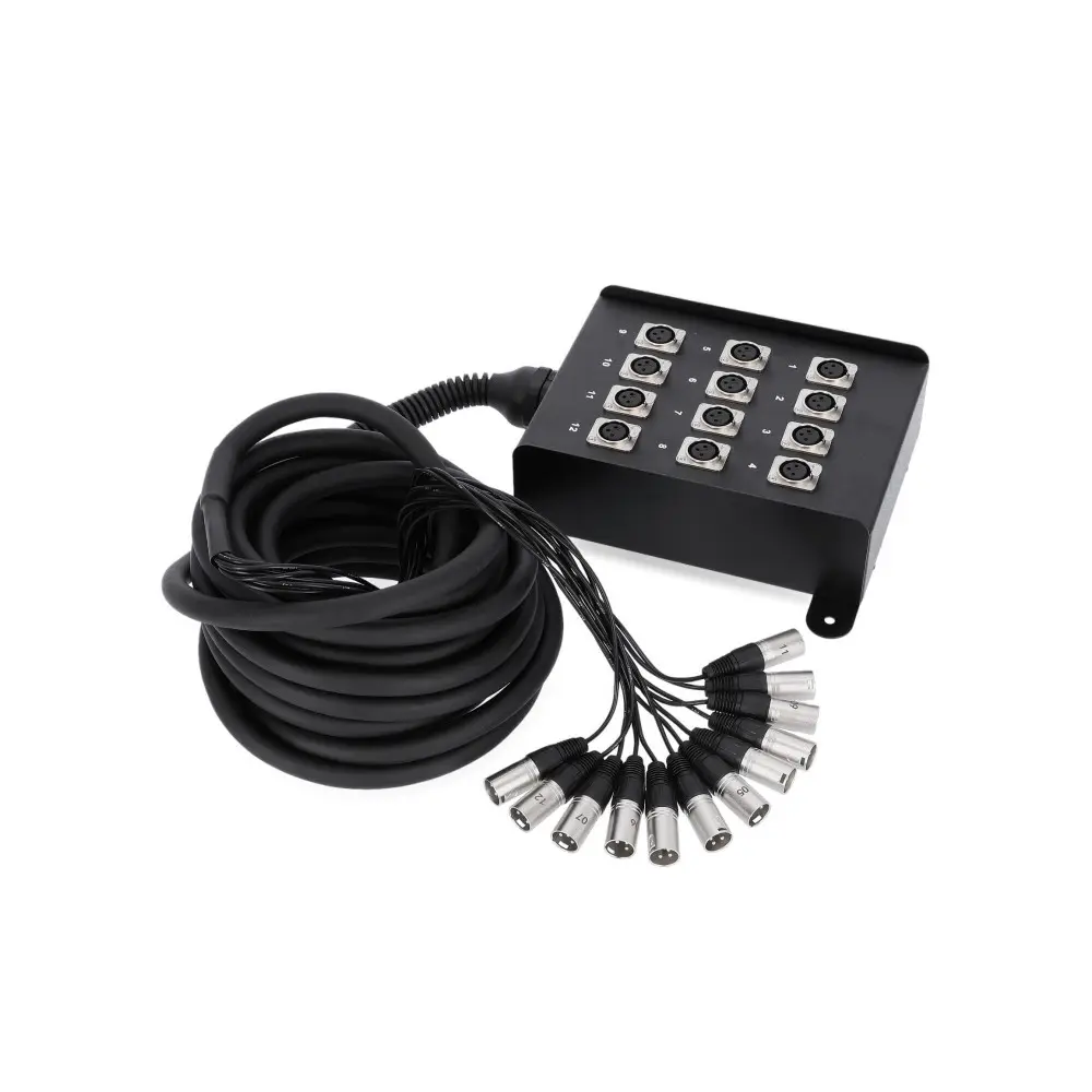 Patchera Envio 12 Auxiliares 10 Metros Adam Hall 12C10