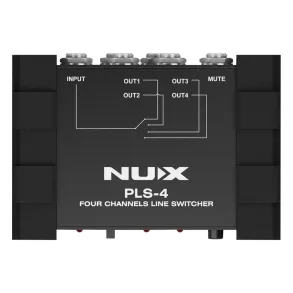 Interfaz Line Switcher NUX PLS-4 4 Canales