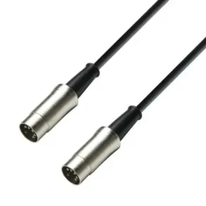 Cable MIDI 5 Pines 3 metros Adam Hall 3MIDI0300BLK-5