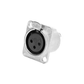 Ficha Canon XLR Hembra Chasis Adam Hall 3PXF3