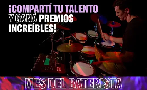 Mes del Baterista con YAMAHA